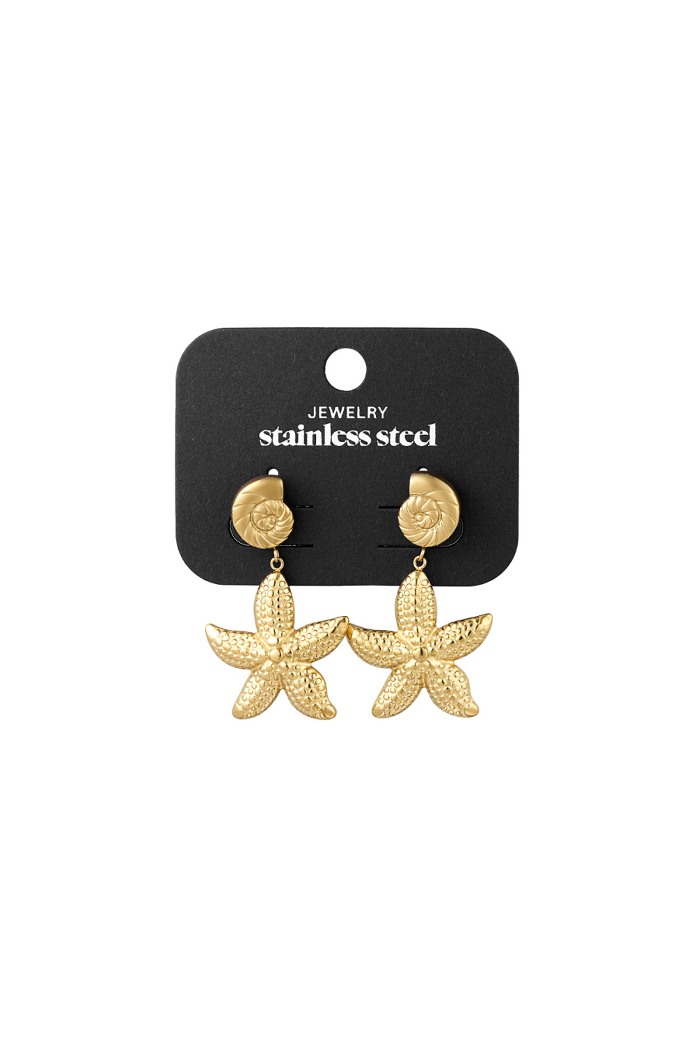 Boucles D'oreilles Plage Étoilée - Doré Image3