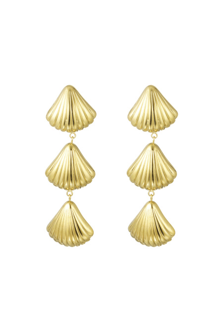 Boucles D'oreilles Élégantes En Acier Inoxydable