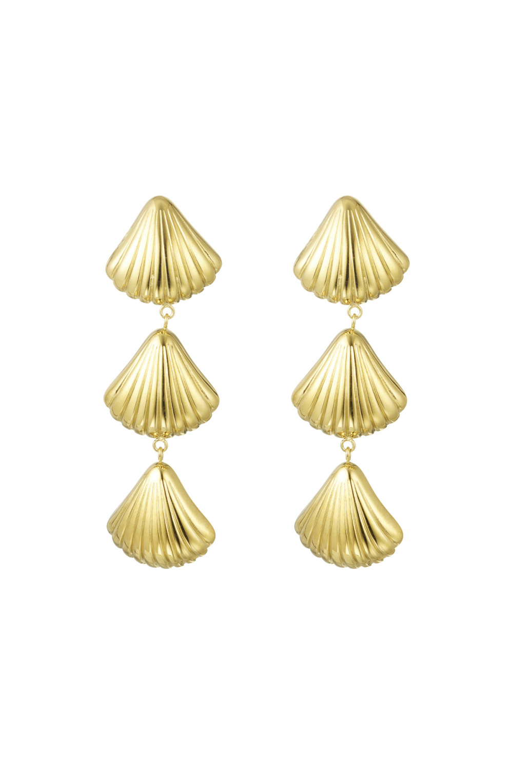 Boucles D'oreilles Élégantes En Acier Inoxydable