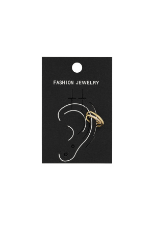 Boucle D'oreille Layered Glam - Doré h5 Image4