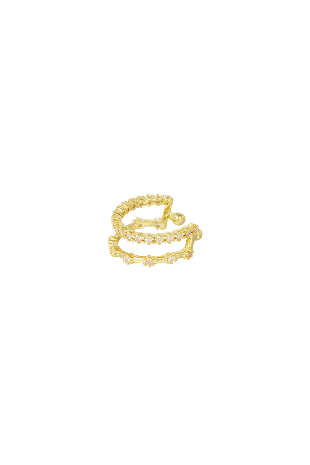 Boucle D'oreille Double Sparkle 