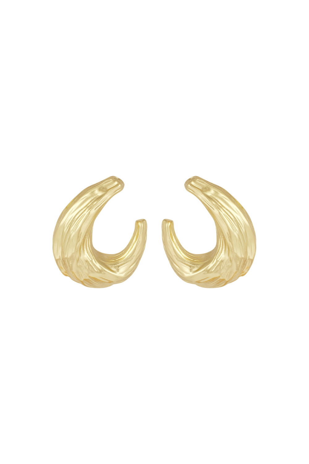 Boucles D'oreilles Élégantes Texturées 
