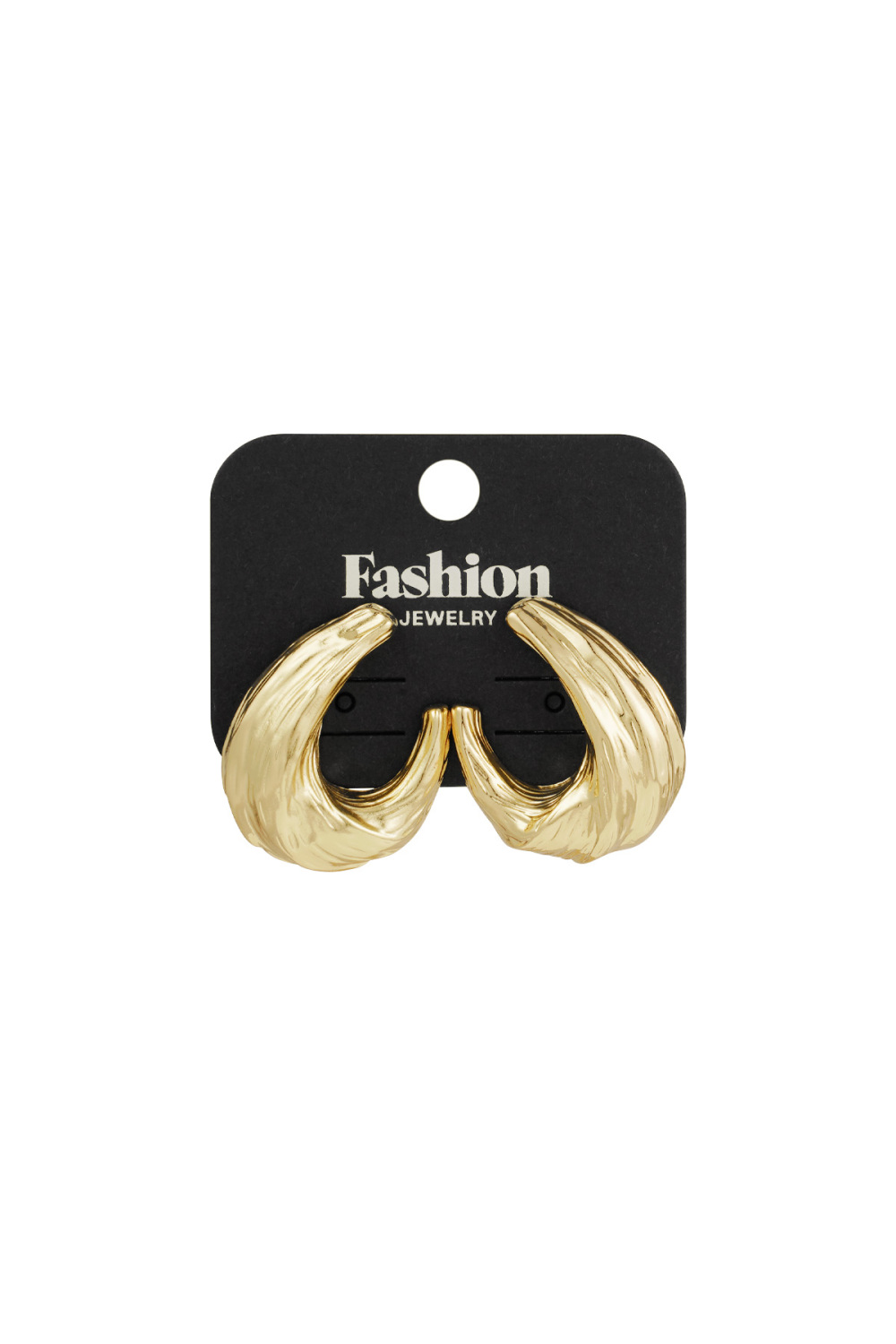 Boucles D'oreilles Élégantes Texturées Image3