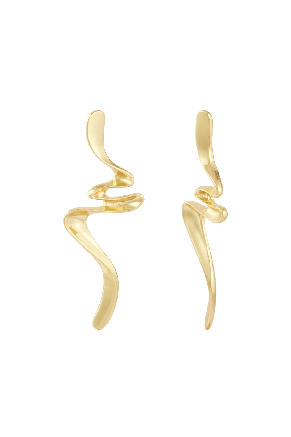 Boucles D'oreilles Longues Tourbillon 