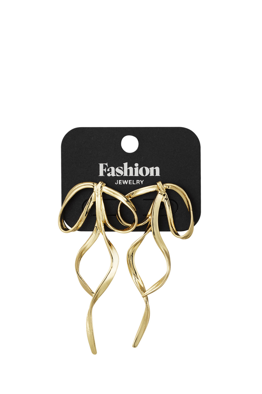 Boucles D'oreilles Noeud Ludique - Doré Image3