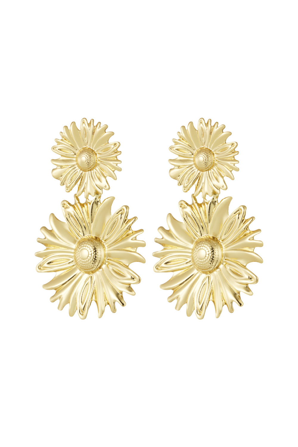 Boucles D'oreilles Bouquet Occupé - Doré