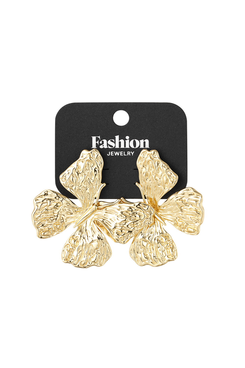 Boucles D'oreilles Papillon Business - Doré Image3