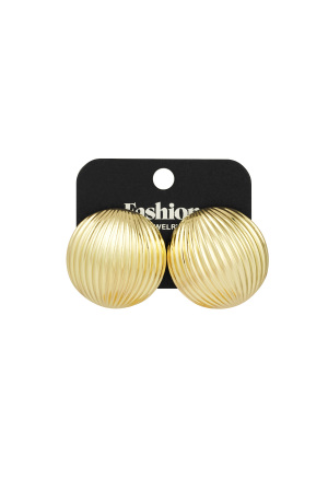 Boucles D'Oreilles Texturées Chics h5 Image5