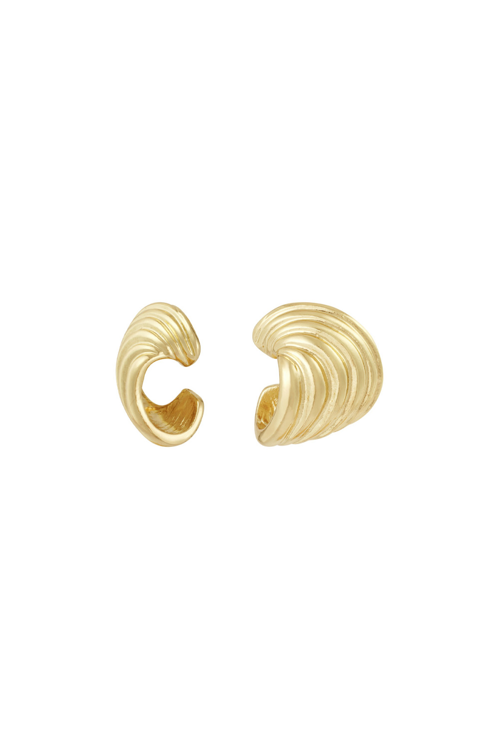 Boucles D'oreilles Vagues Élégantes 