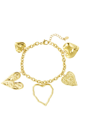 Bracelet Déclaration Pleine De Cœur h5 
