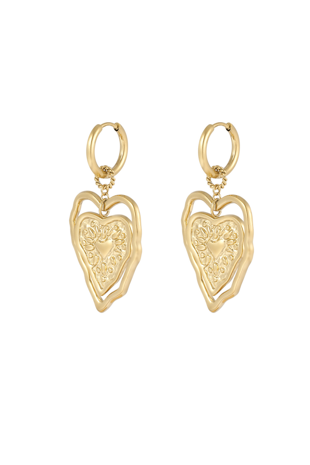 Boucles D'oreilles Coeur Exceptionnelles 