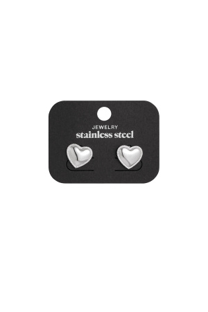 Boucles D'oreilles À Clous Petit Coeur h5 Image2