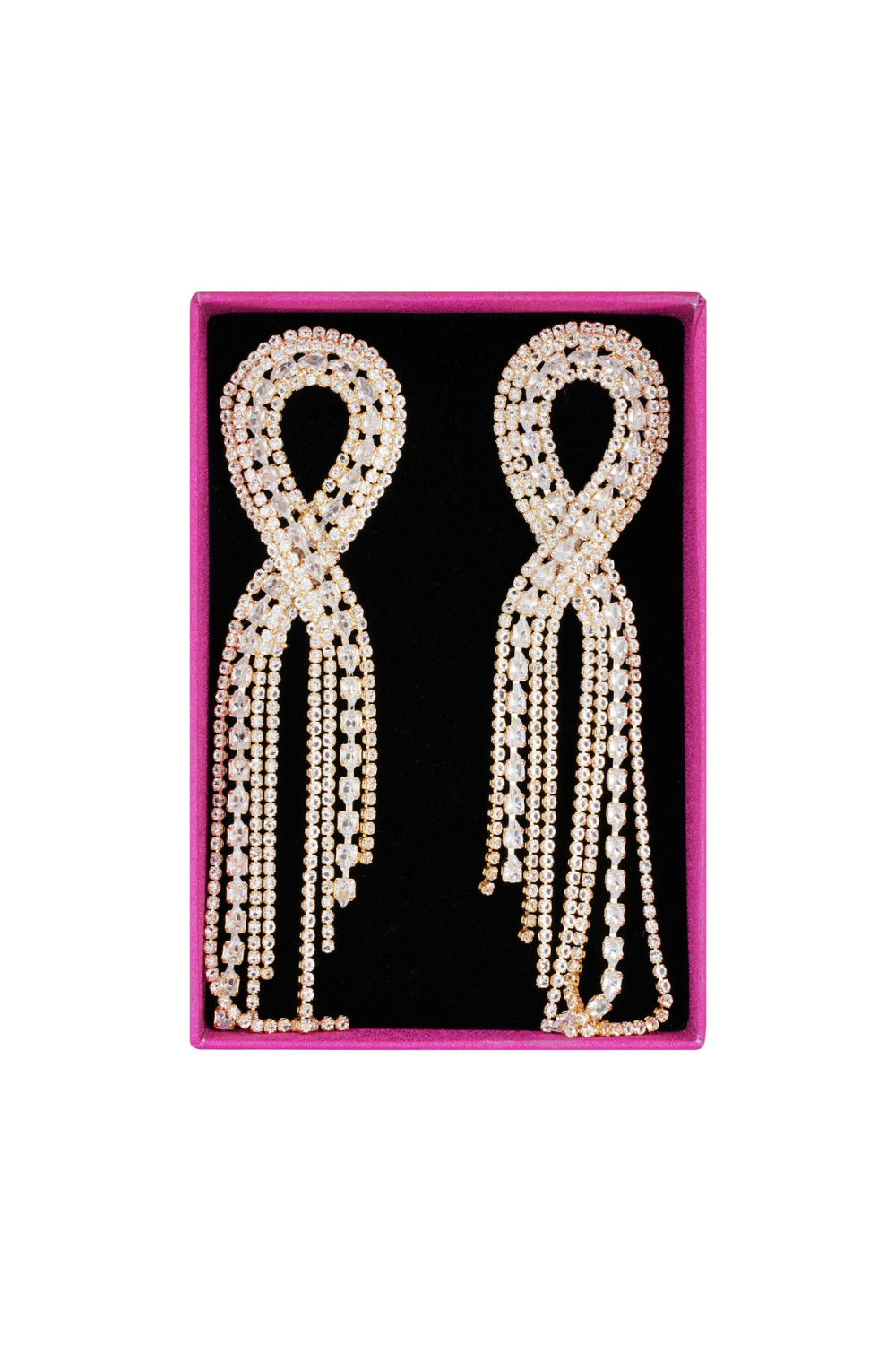 Boucles D'oreilles Ruban Scintillant h5Image3
