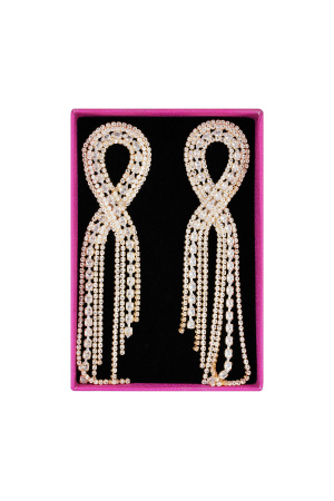 Boucles D'oreilles Ruban Scintillant h5 Image3