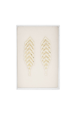 Boucles D'oreilles Pendantes En Perles h5 
