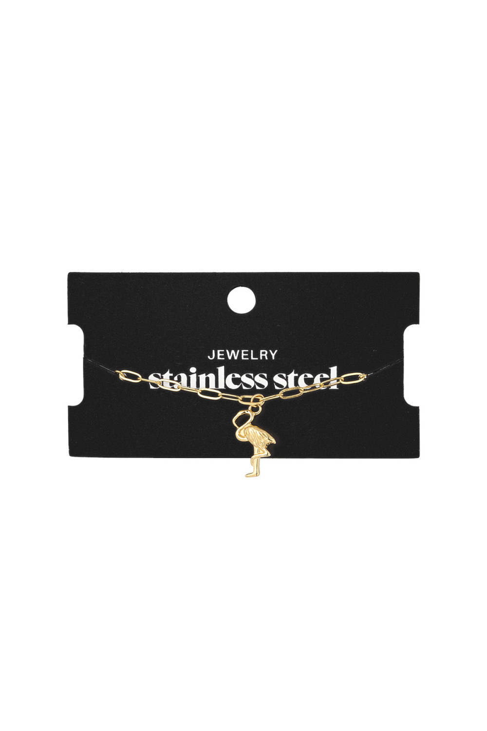 Bracelet Chaîne Flamant Rose Image2
