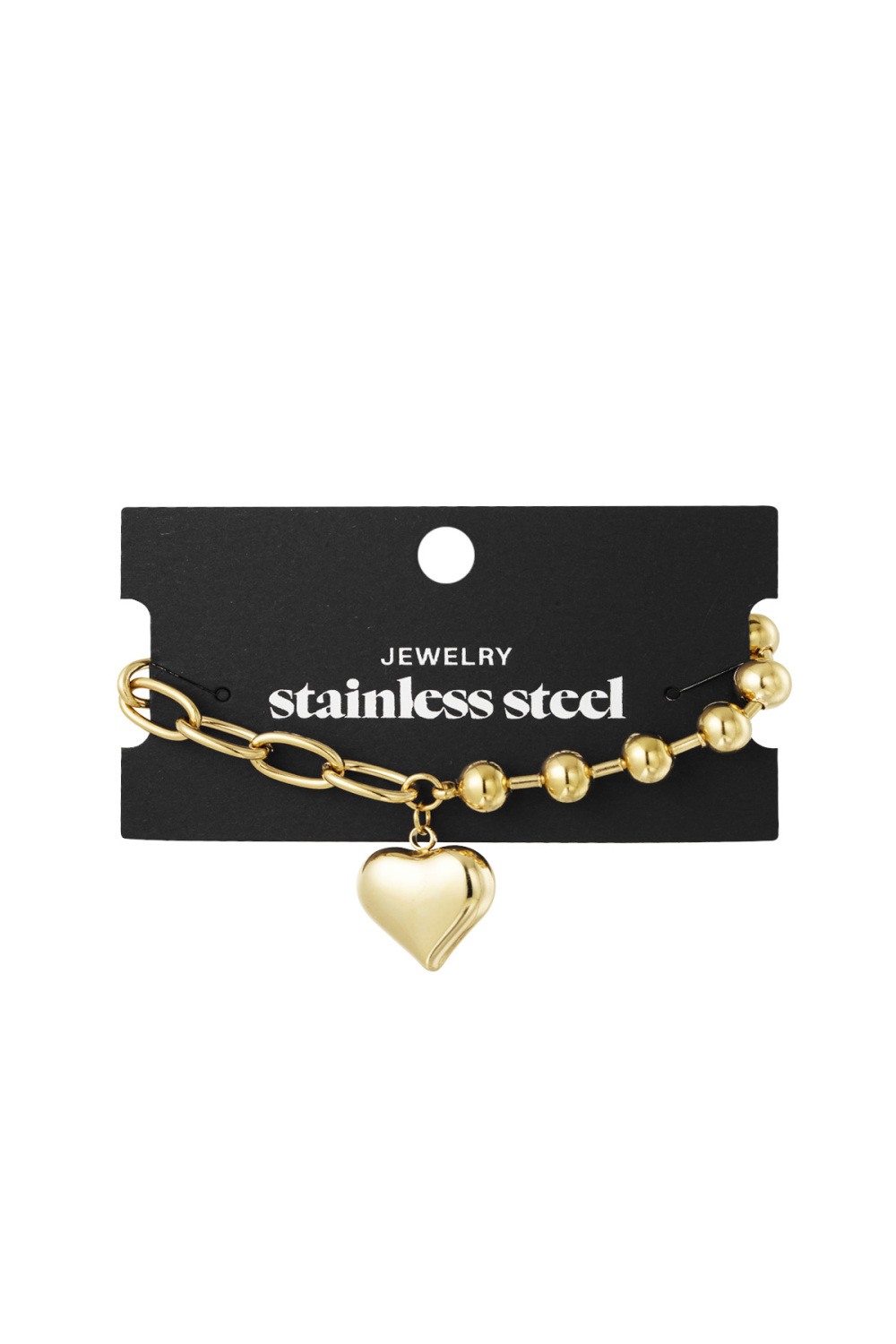 Bracelet Funky Heart - Doré Image3