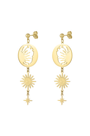 Boucles D'oreilles Laissez Briller Le Soleil h5 