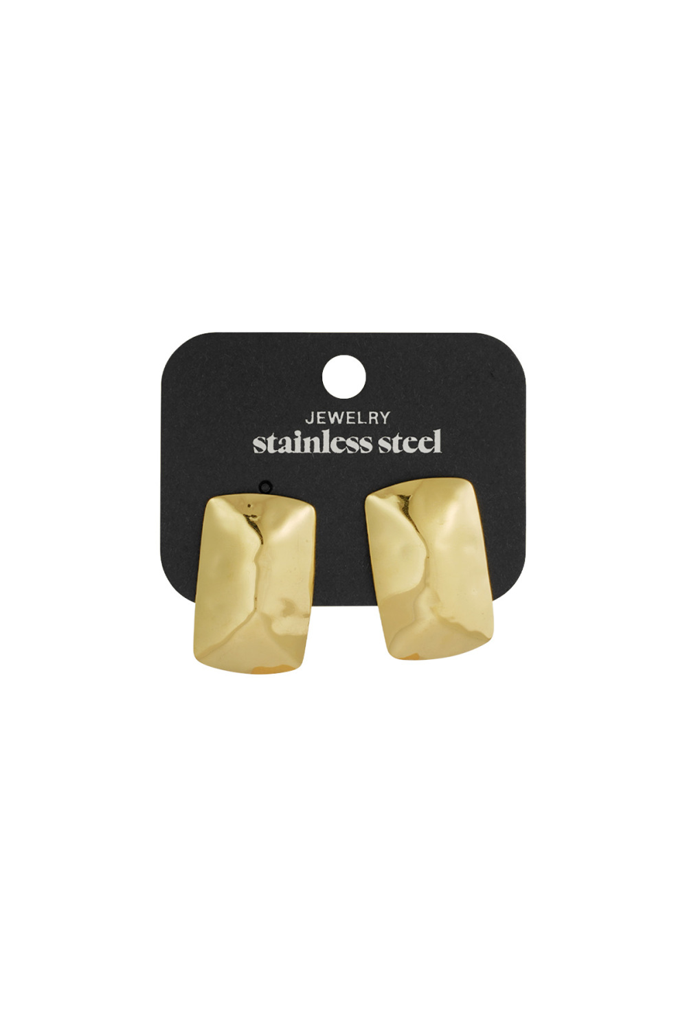 Boucles D'oreilles À Tige Élégantes Texturées Image3