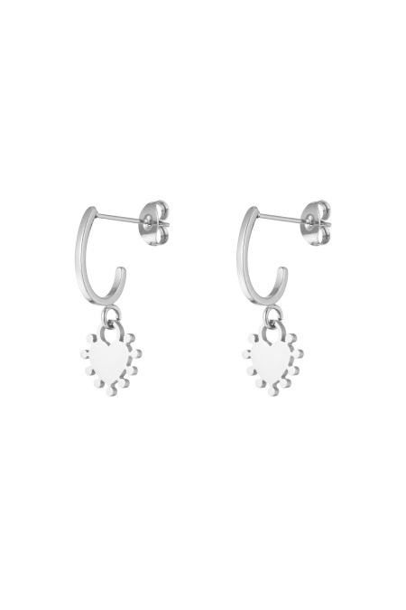 Boucles D'oreilles Pendantes En Forme De Cœur