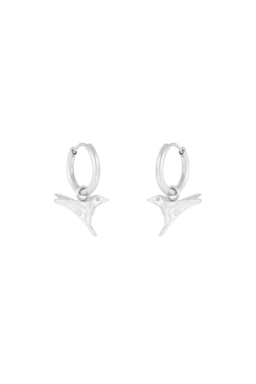 Boucles D'oreilles Élégantes En Forme D'oiseau 