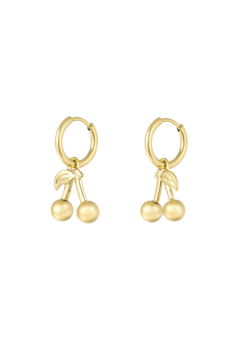 boucles d'oreilles cerise sur le gâteau