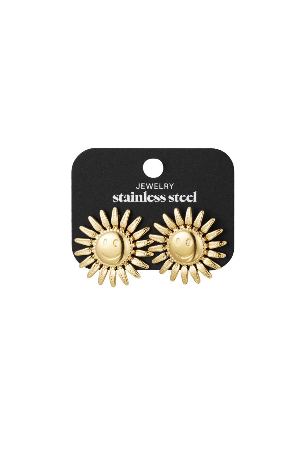 Boucles D'oreilles Soleil Souriant h5Image3
