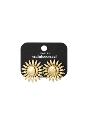 Boucles D'oreilles Soleil Souriant h5 Image3