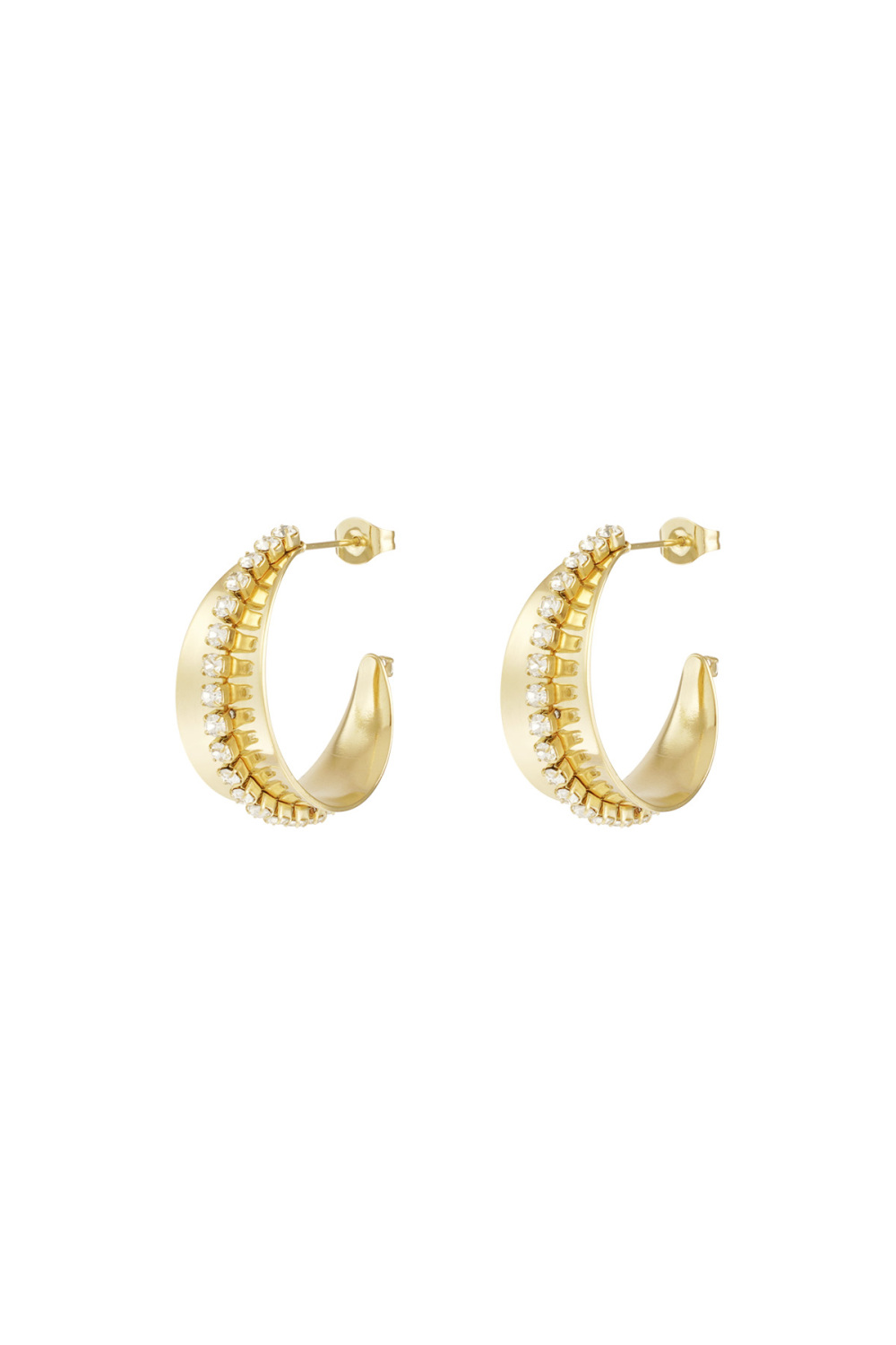 Boucles D'oreilles Créoles Sparkle & Shine