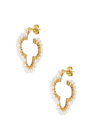Boucles D'oreilles Trèfle Élégantes h5 