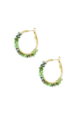 Boucles D'oreilles Fiesta En Perles h5 
