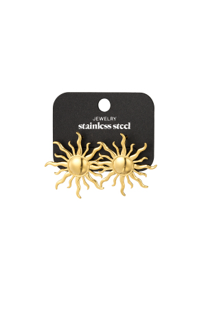 Boucles D'oreilles Wavy Sun h5 Image3