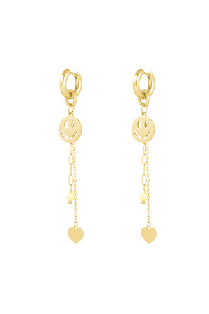 Boucles D'oreilles Joli Smiley h5 