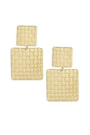 Boucles D'oreilles Blocs Texturés h5