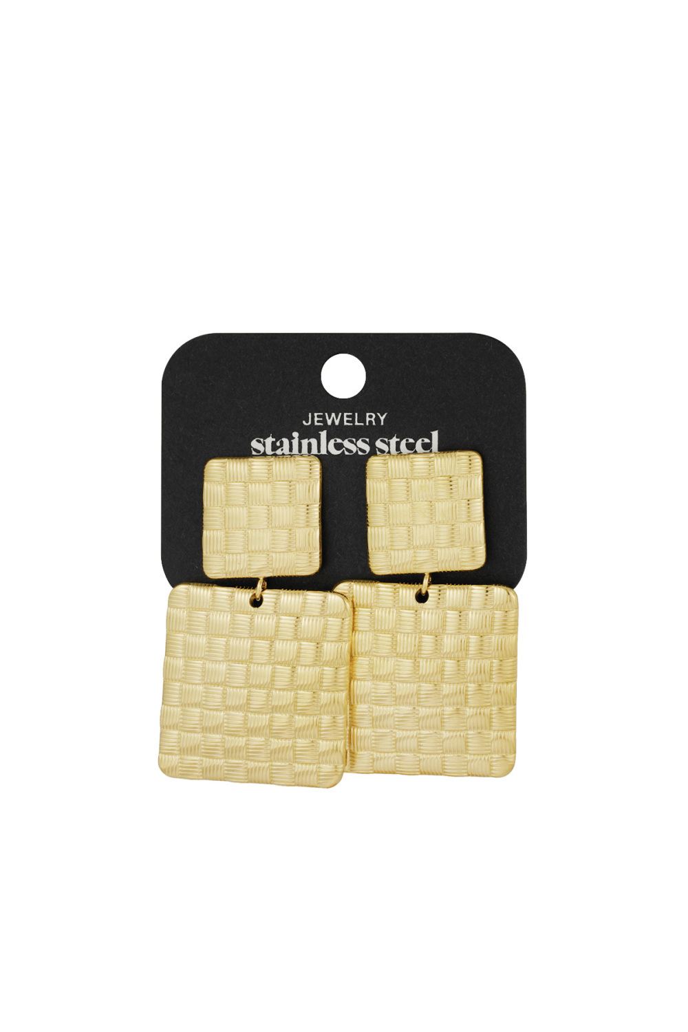 Boucles D'oreilles Blocs Texturés h5Image3