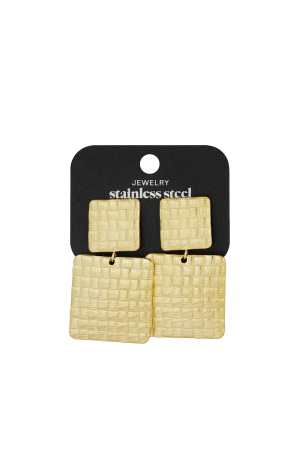 Boucles D'oreilles Blocs Texturés h5 Image3
