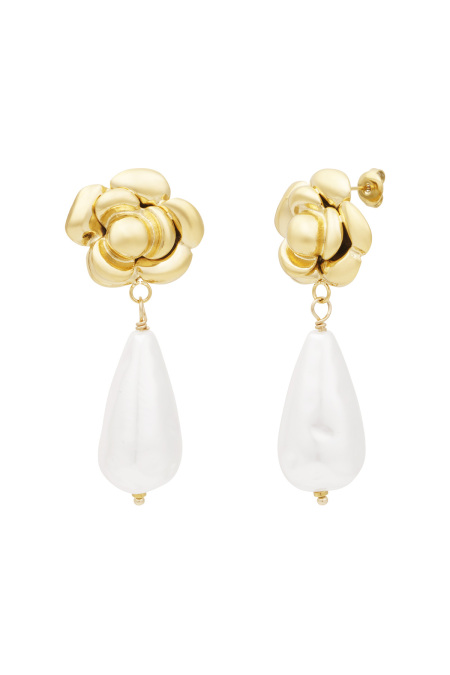 boucles d'oreilles rose éternelle
