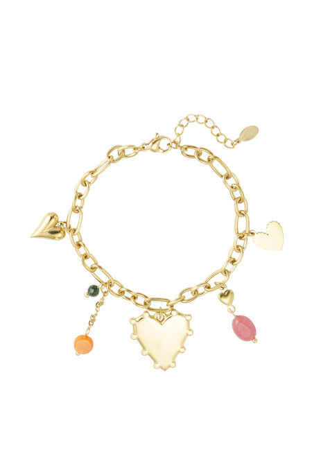 bracelet à breloques variété d'amour