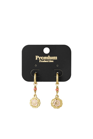 Boucles D'oreilles Rose Glow h5 Image3