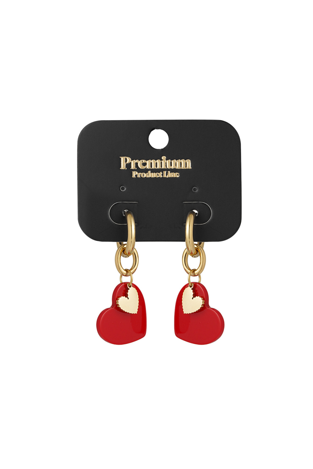 Boucles D'oreilles Breloque Coeur Image3