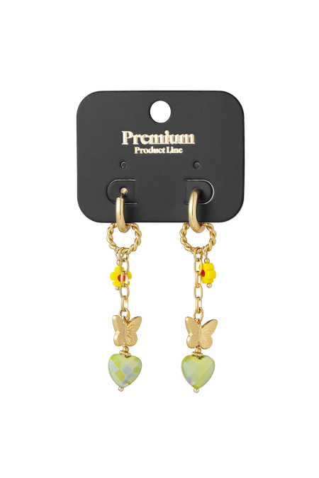 Boucles d'oreilles breloque scintillante 2