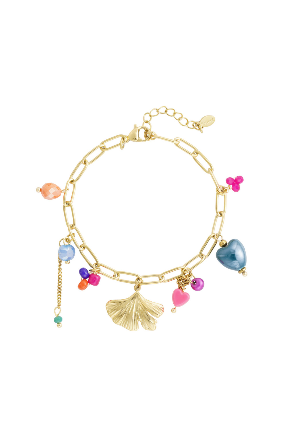 Bracelet À Breloques Embrasse L'amour