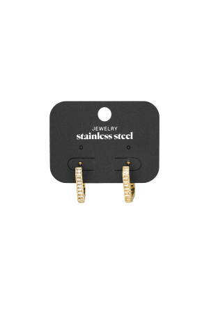 Boucles D'oreilles Rectangulaires Diamant h5 Image3