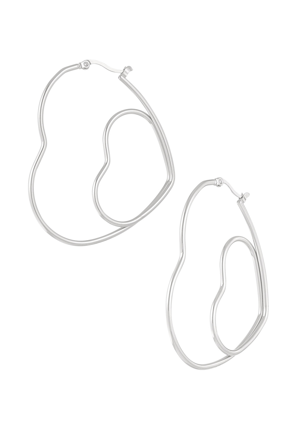 Boucles D'oreilles Paire De Coeurs