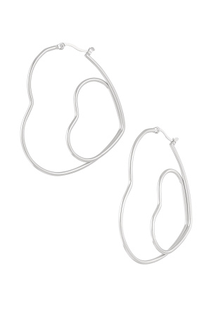 Boucles D'oreilles Paire De Coeurs h5