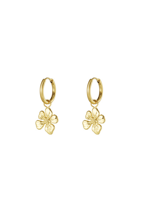 boucles d'oreilles fleurs tropicales