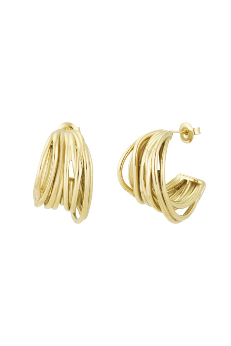 boucles d'oreilles "bound me love"