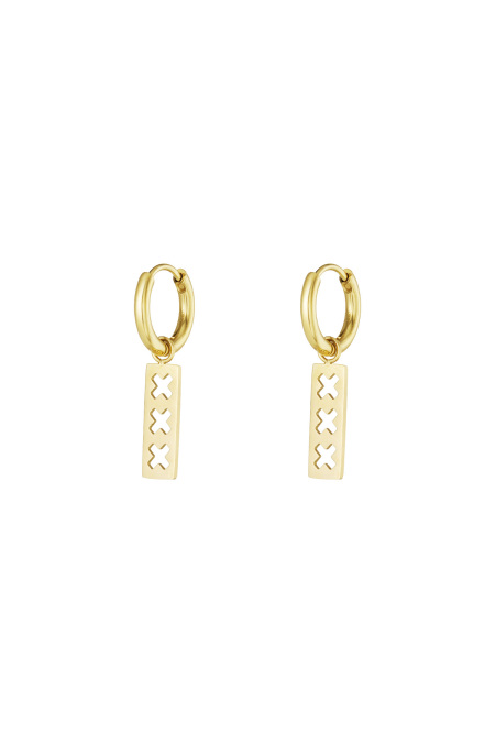 boucles d'oreilles trio x