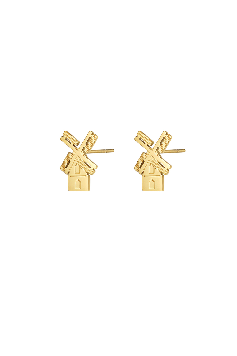 Boucles D'oreilles Moulin À Vent Hollandais 
