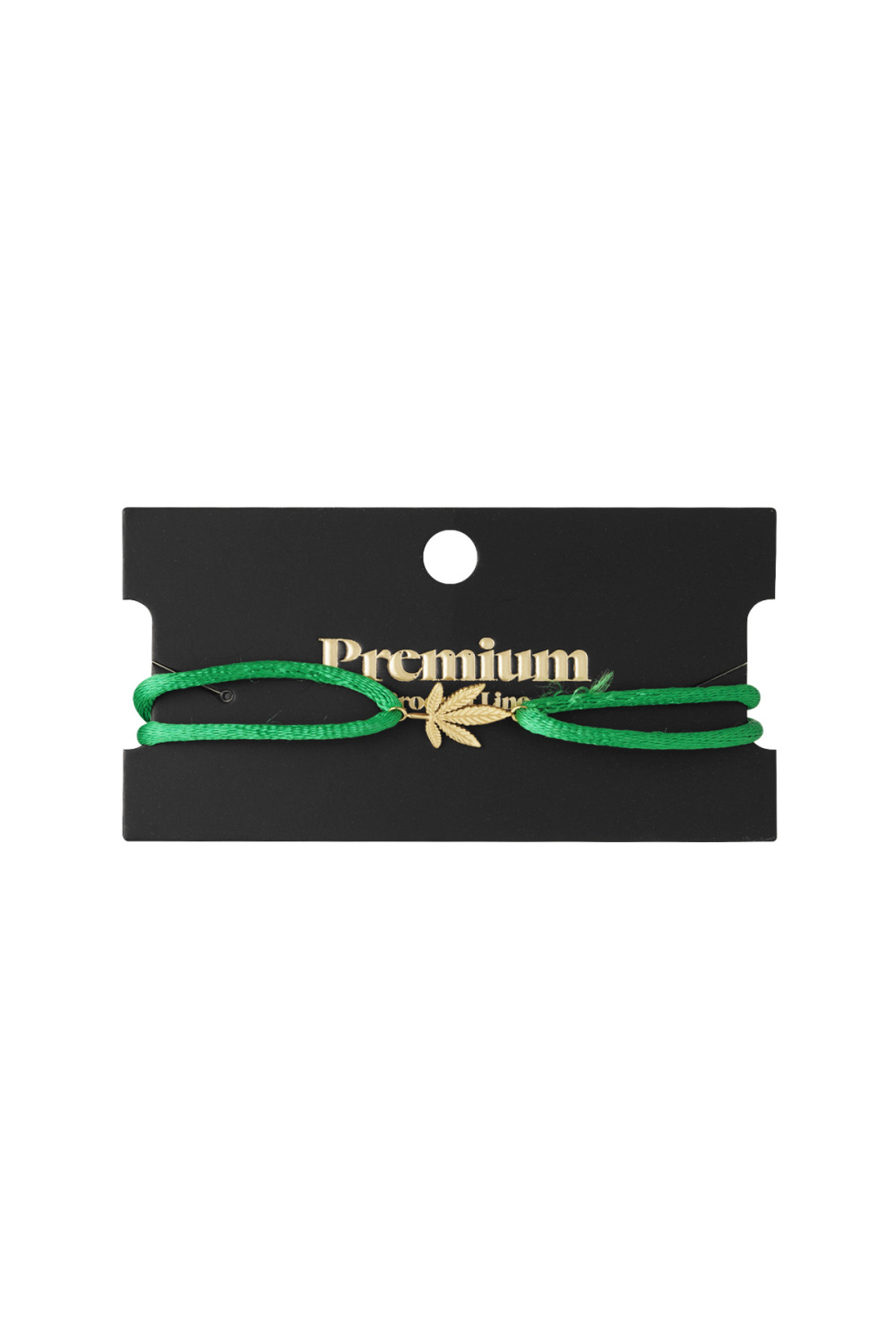 Bracelet Satin Canal Bliss - Couleur Or Vert Image2